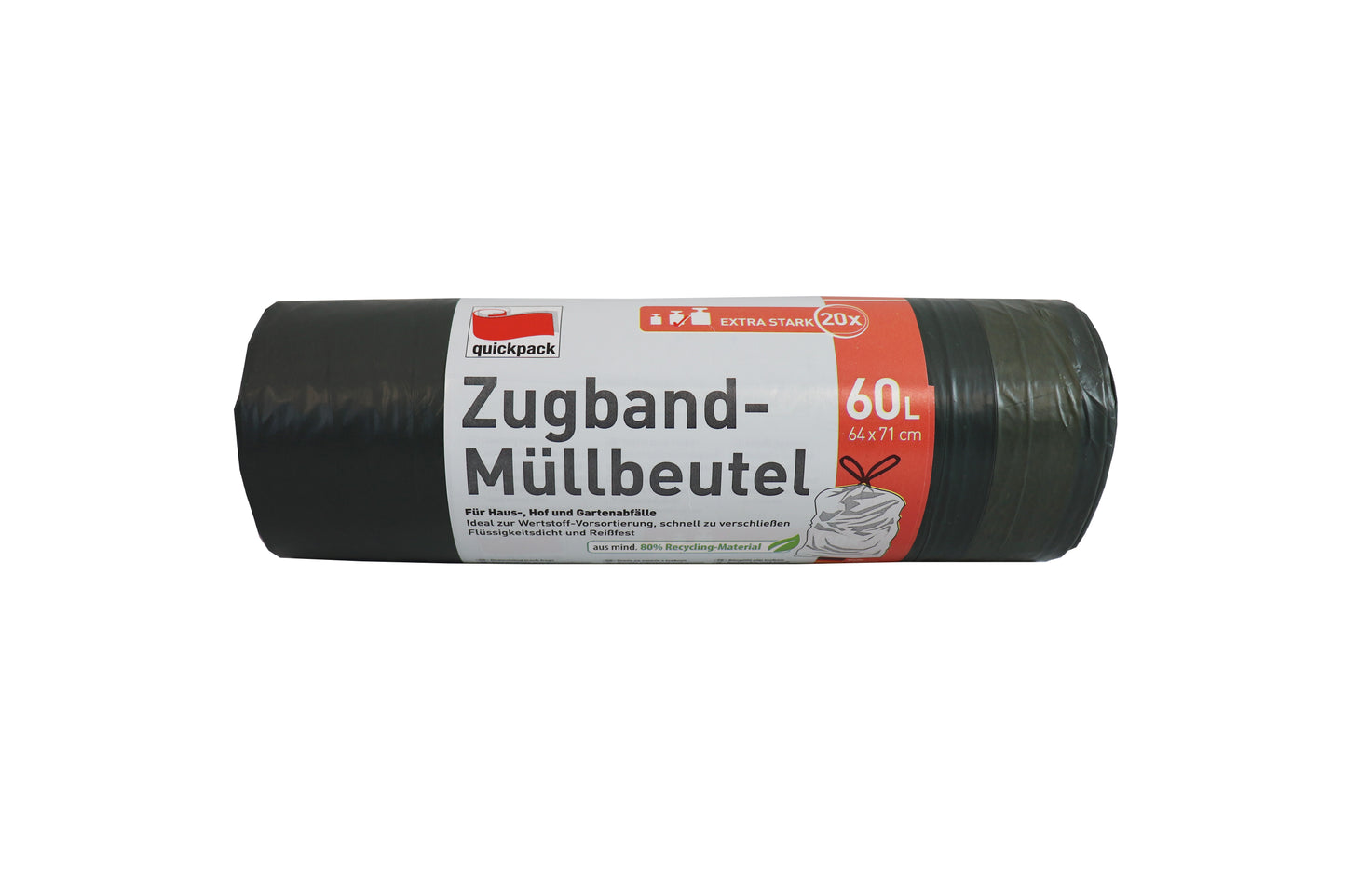 Zugband-Müllbeutel 60 L