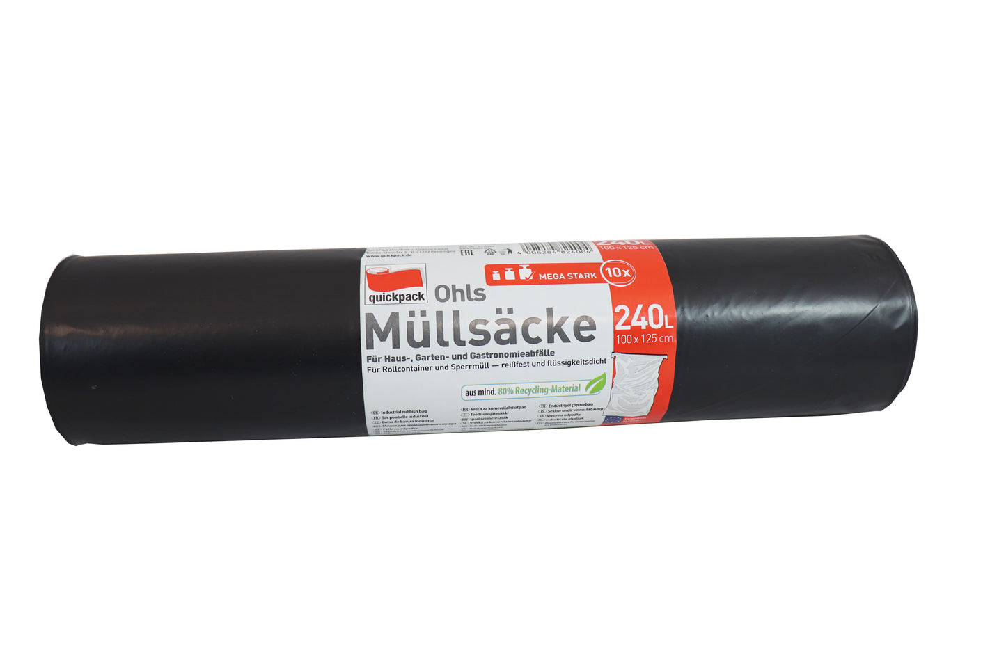 Müllsäcke 240 L MEGASTARK für Haushalt, Garten & Industrie