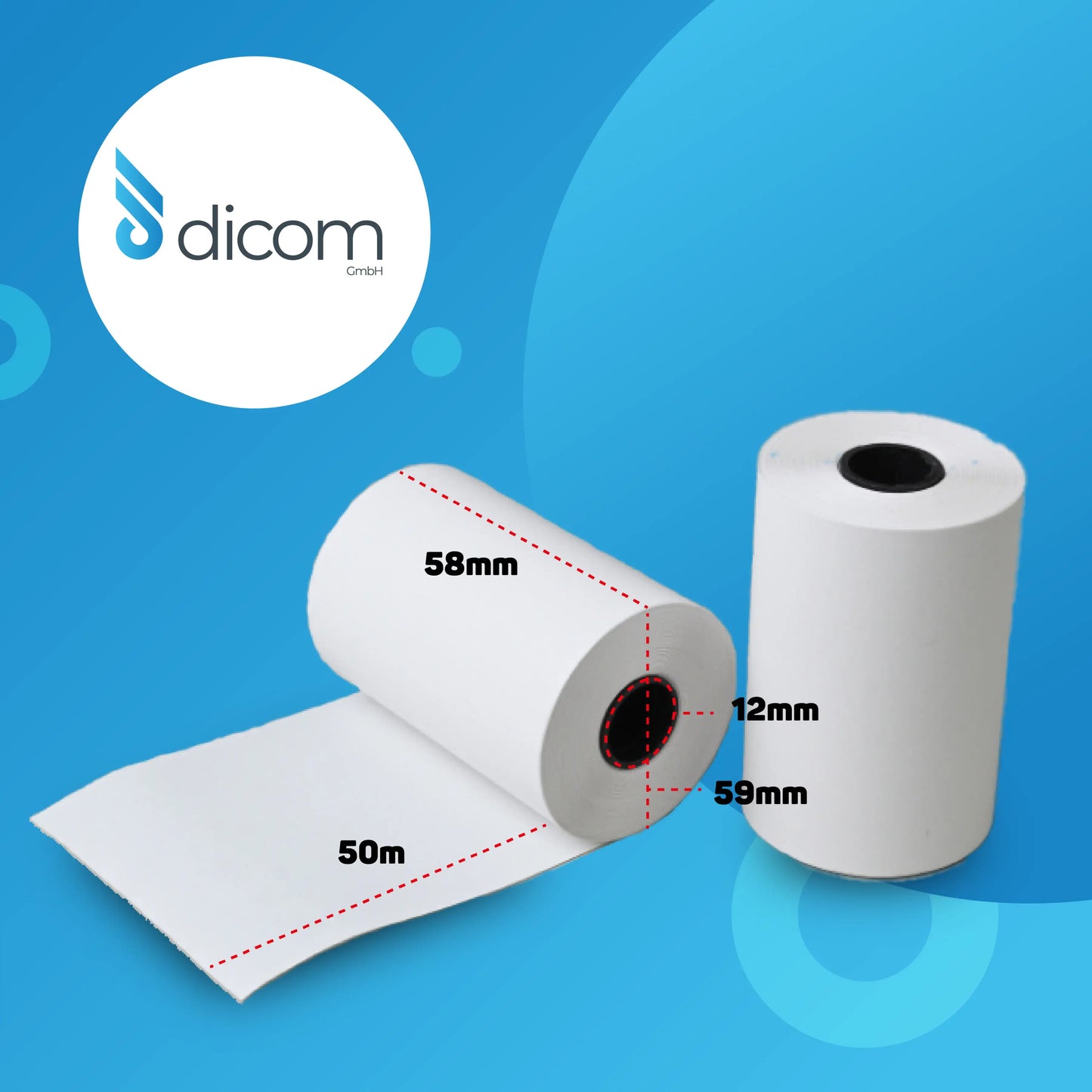 50 TR 58 mm x 50 m x 12 mm
