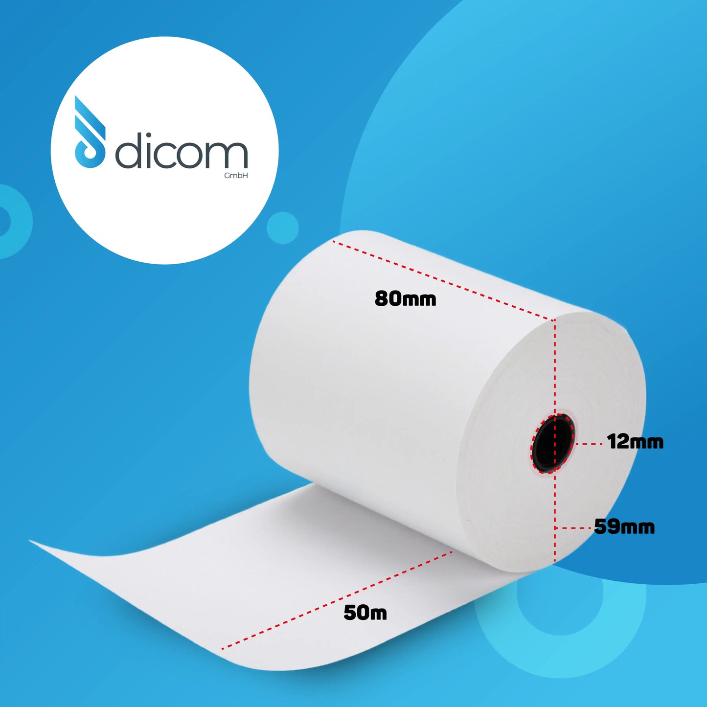50 TR 80 mm x 50 m x 12 mm